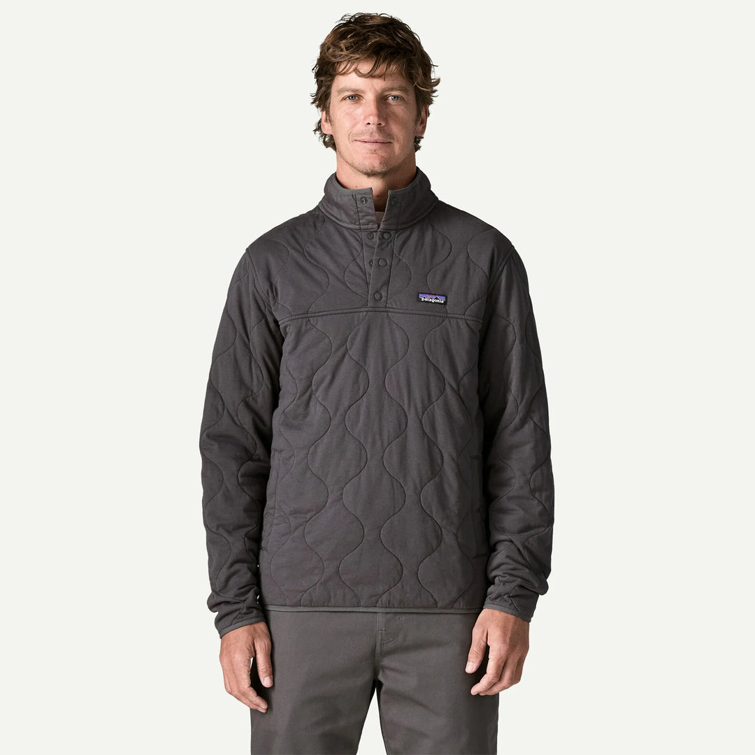 Patagonia Men's Daily Quilted Snap-T® Pullover: Forge Grey