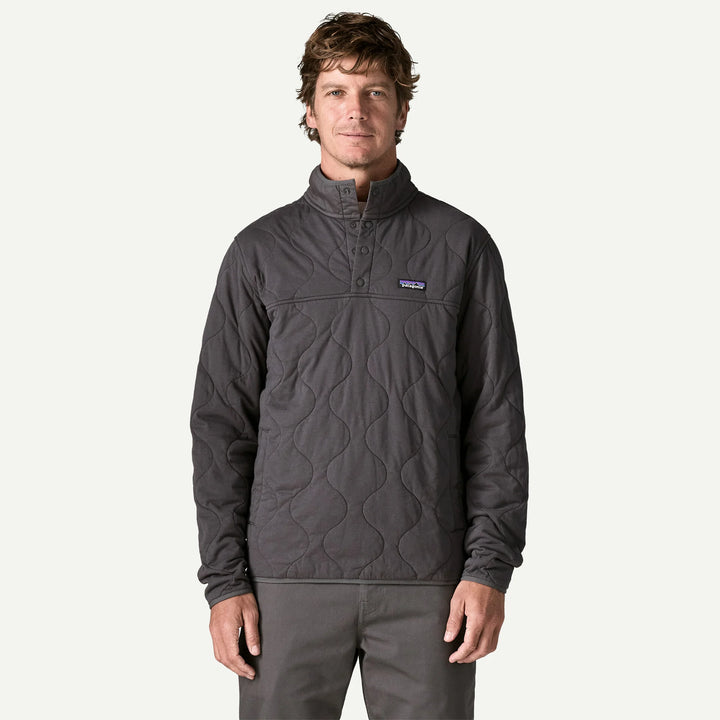 Patagonia Men's Daily Quilted Snap-T® Pullover: Forge Grey