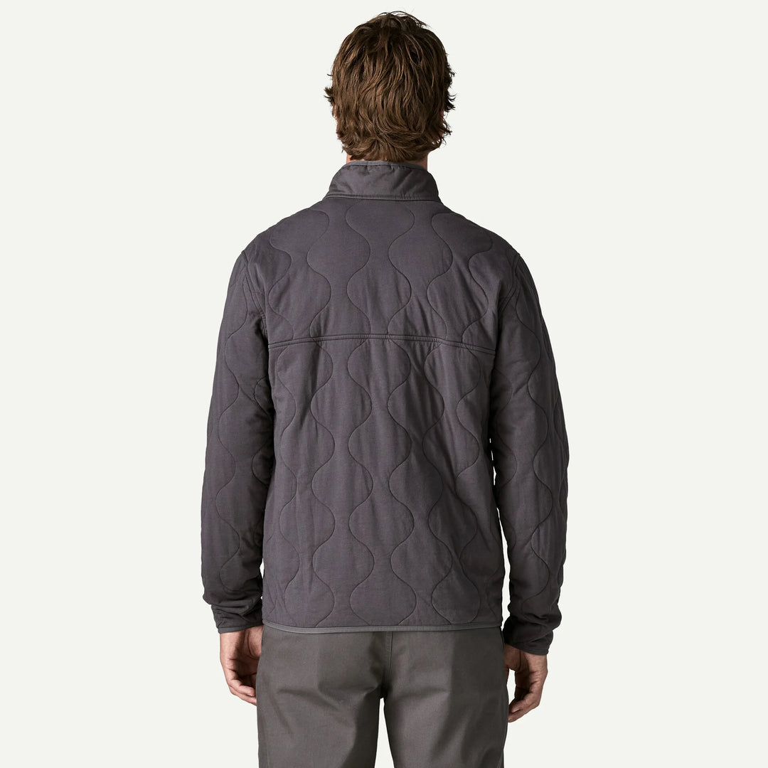Patagonia Men's Daily Quilted Snap-T® Pullover: Forge Grey