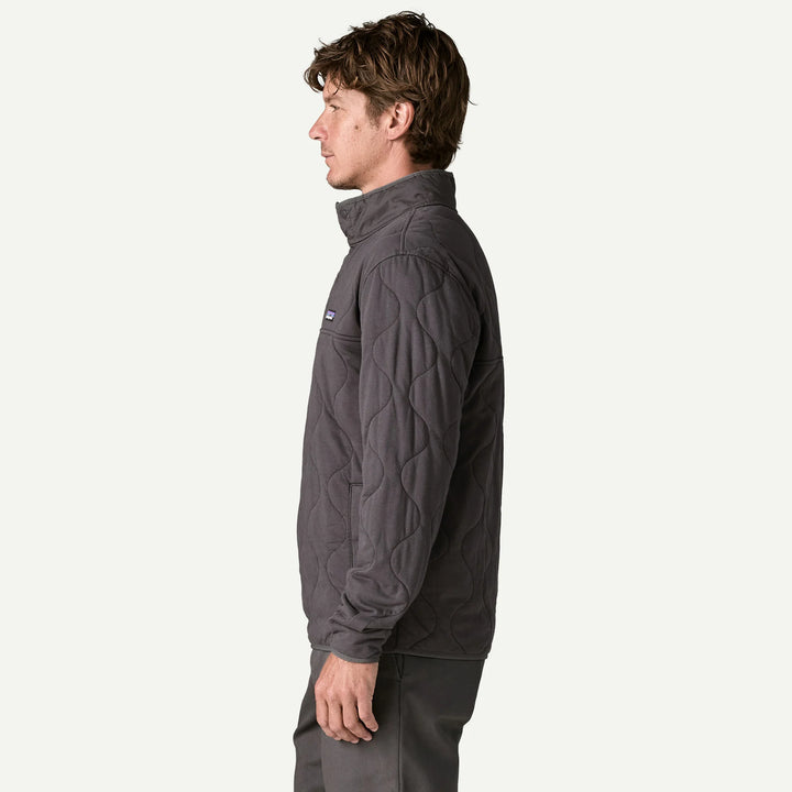 Patagonia Men's Daily Quilted Snap-T® Pullover: Forge Grey