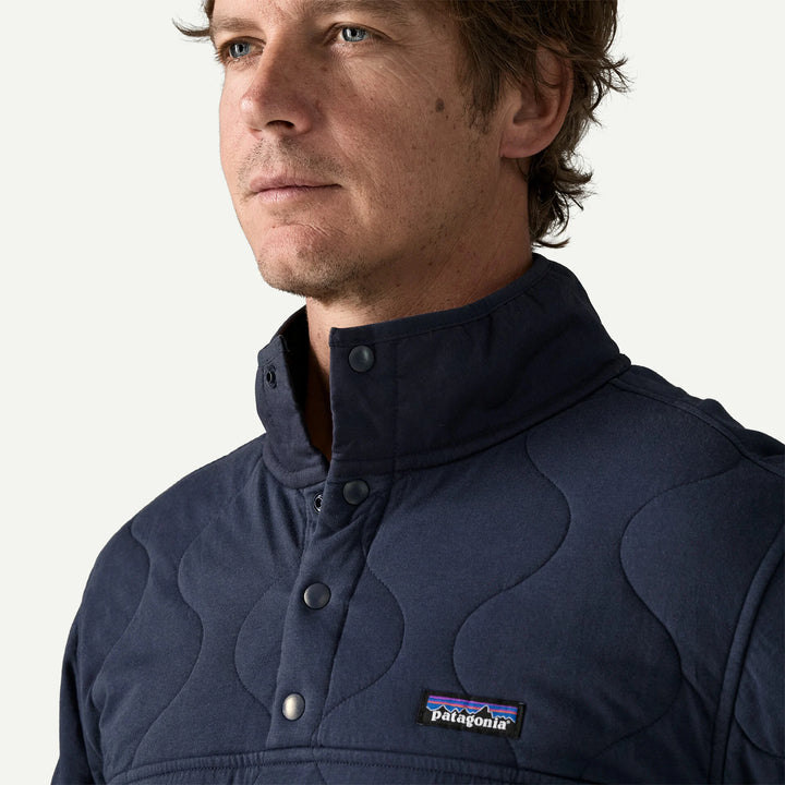 Patagonia Men's Daily Quilted Snap-T® Pullover: New Navy