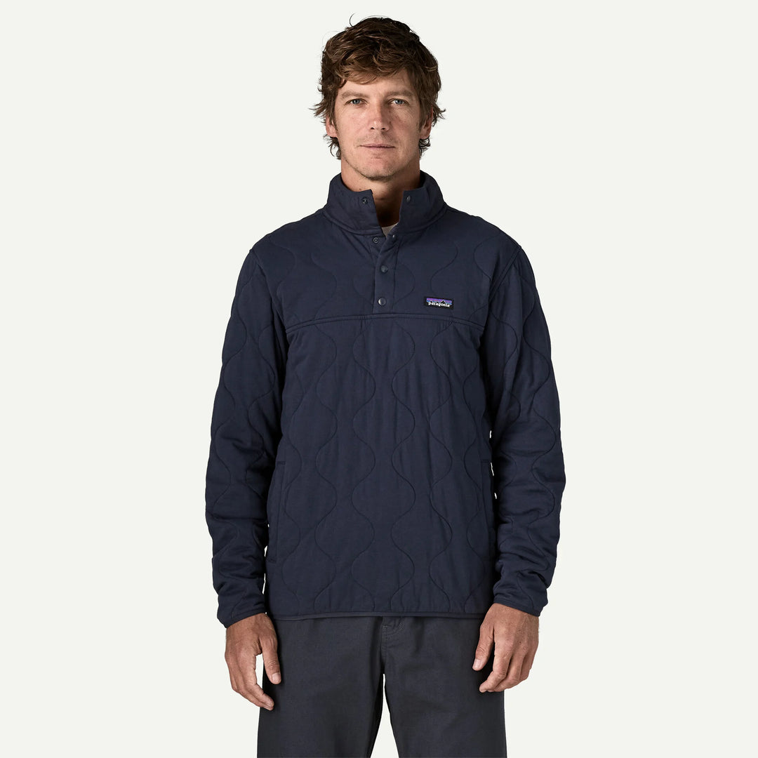 Patagonia Men's Daily Quilted Snap-T® Pullover: New Navy