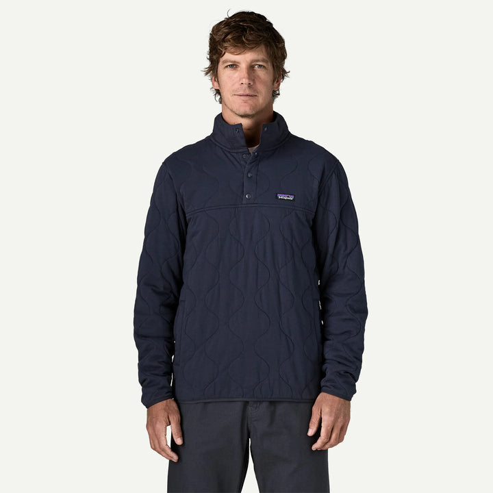 Patagonia Men's Daily Quilted Snap-T® Pullover: New Navy