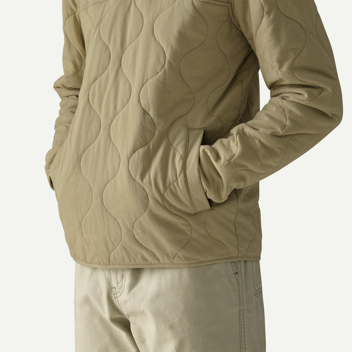 Patagonia Men's Daily Quilted Snap-T® Pullover: Weathered Stone