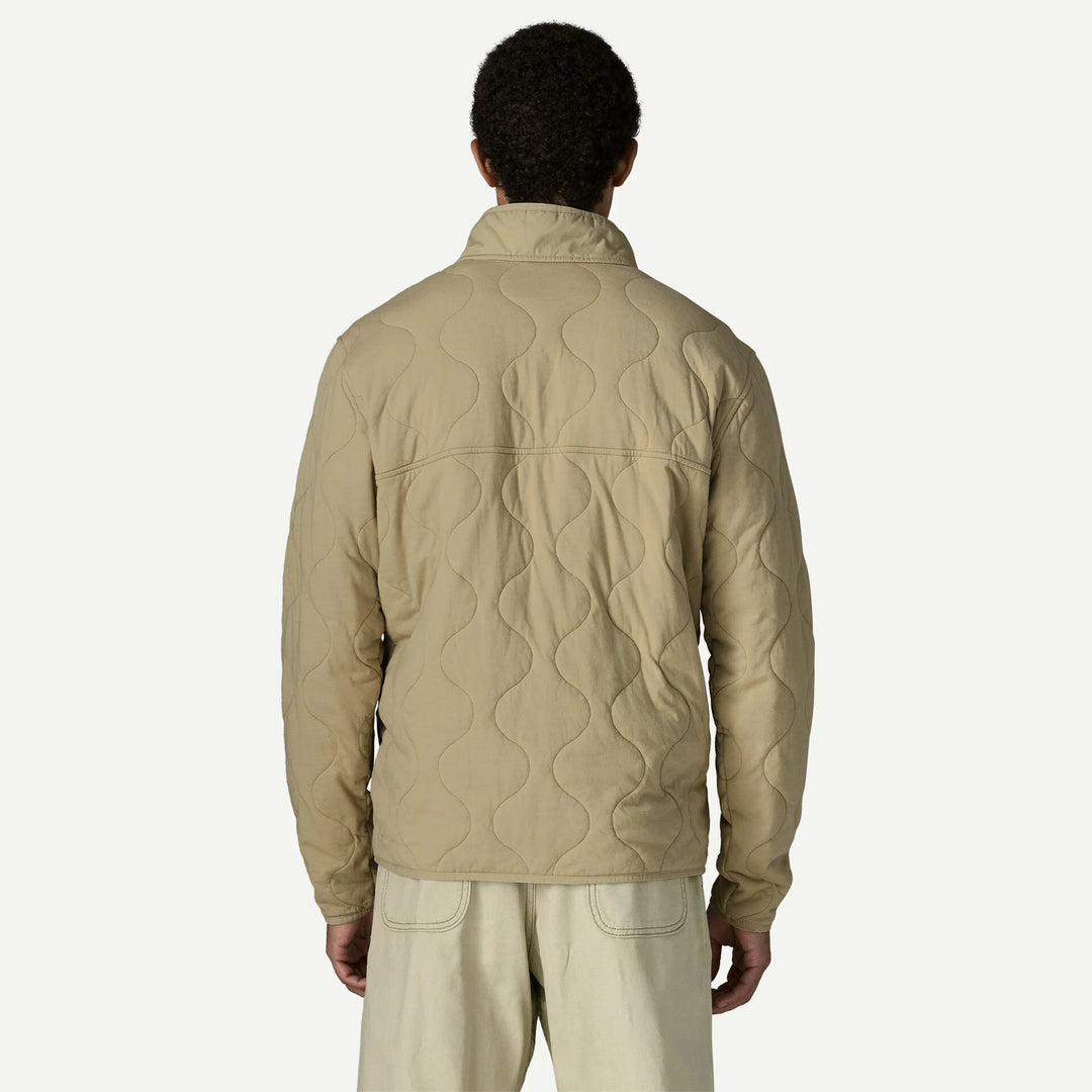 Patagonia Men's Daily Quilted Snap-T® Pullover: Weathered Stone