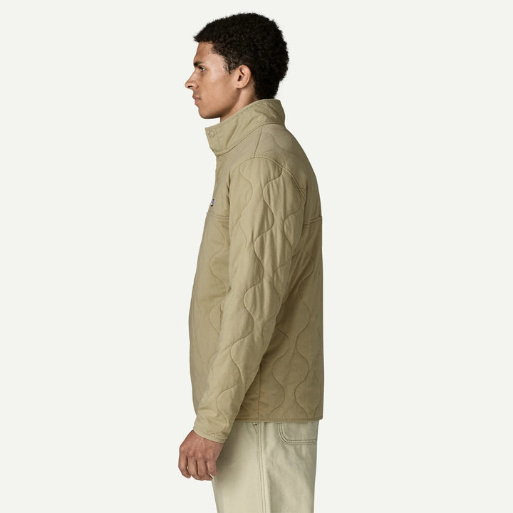 Patagonia Men's Daily Quilted Snap-T® Pullover: Weathered Stone