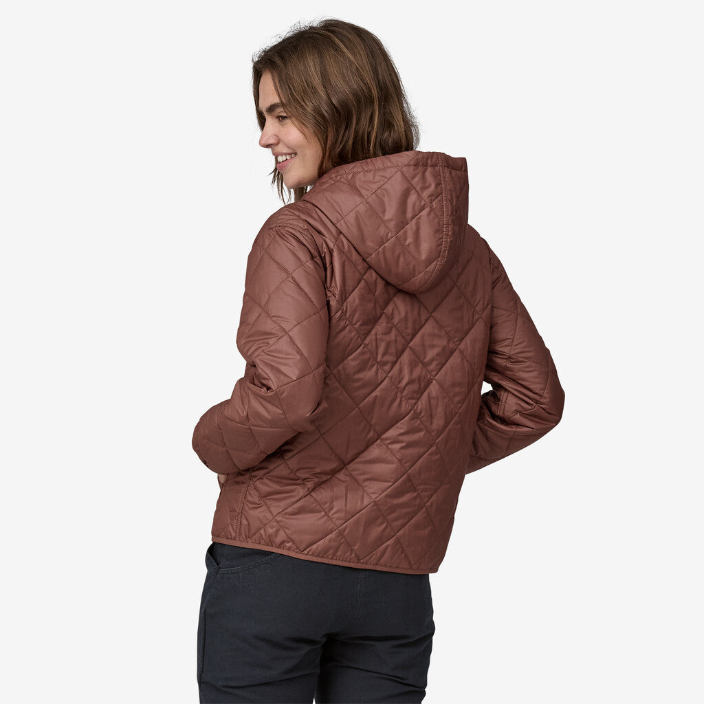 Patagonia Women's Diamond Quilted Bomber Hoody: Dulse Mauve