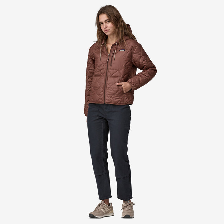 Patagonia Women's Diamond Quilted Bomber Hoody: Dulse Mauve