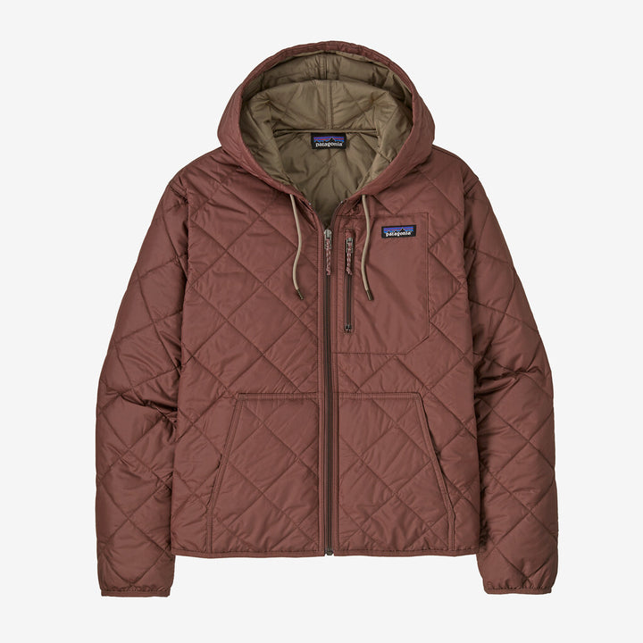 Patagonia Women's Diamond Quilted Bomber Hoody: Dulse Mauve