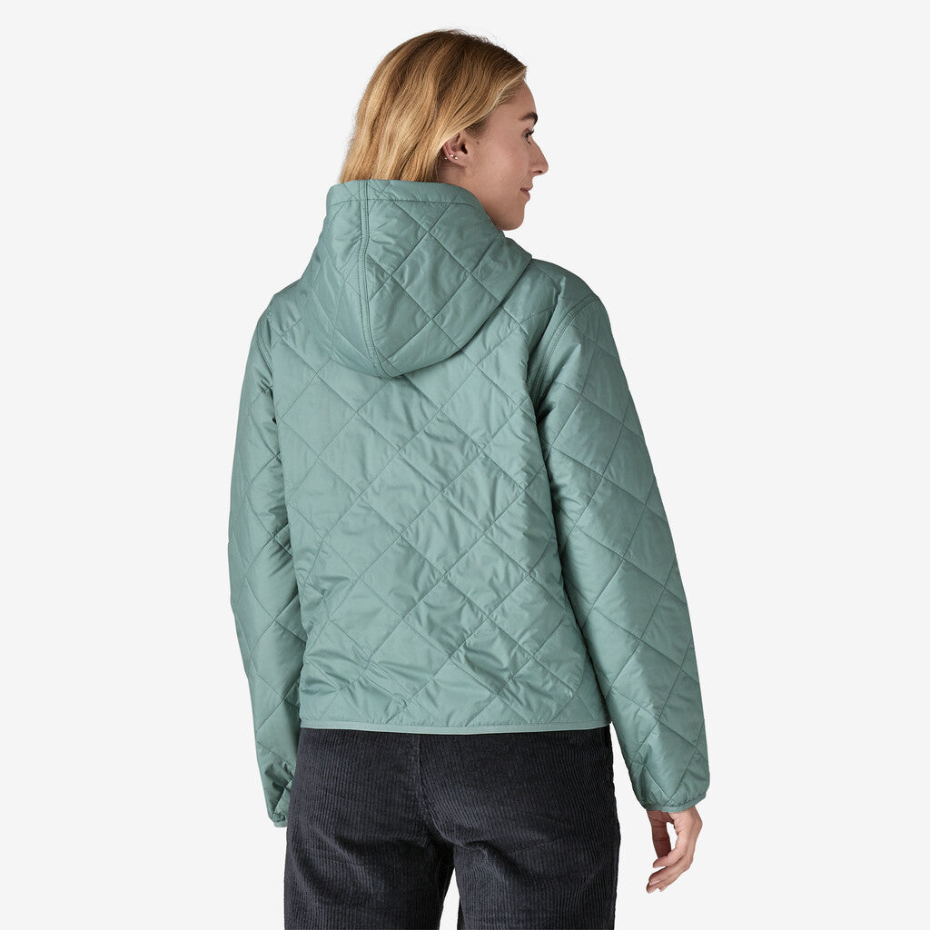 Patagonia Women's Diamond Quilted Bomber Hoody: Thermal Blue