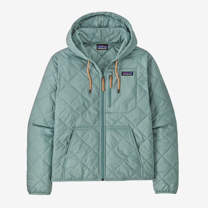 Patagonia Women's Diamond Quilted Bomber Hoody: Thermal Blue