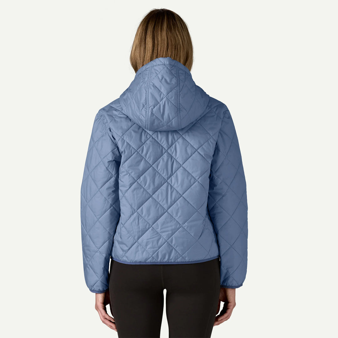 Patagonia Women's Diamond Quilted Bomber Hoody: Barnacle Blue