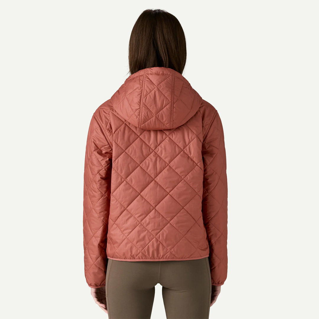 Patagonia Women's Diamond Quilted Bomber Hoody: Potters Red