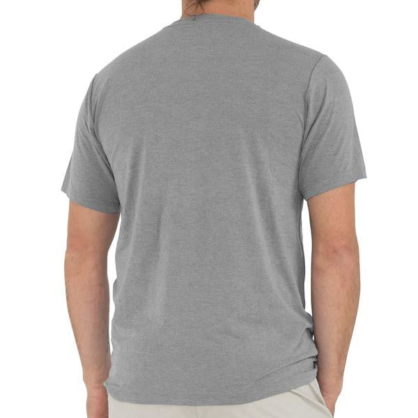 Free Fly Bamboo Flex Pocket Tee - Heather Graphite