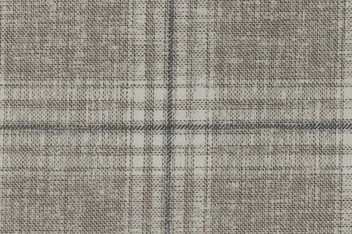 MaxDavoli By Maxman Barberis Soft Coat: Oatmeal Plaid