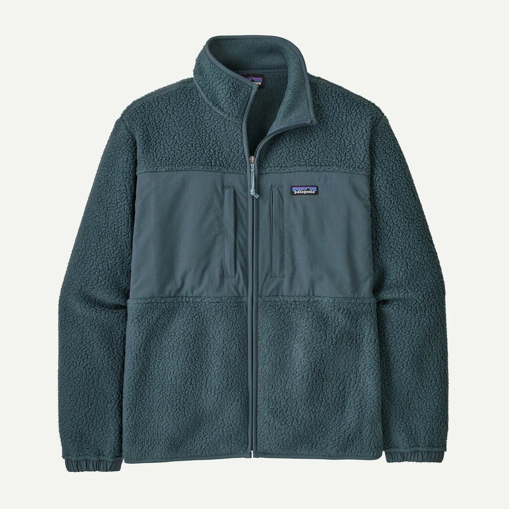 Patagonia Men's Retro Pile Fleece Patch Jacket: Summit Blue