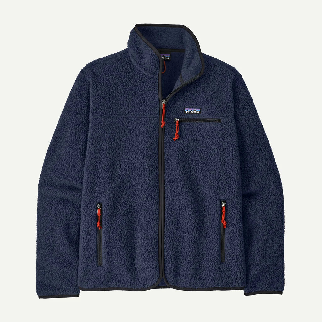 Patagonia Men's Retro Pile Fleece Jacket: New Navy