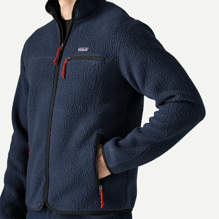 Patagonia Men's Retro Pile Fleece Jacket: New Navy