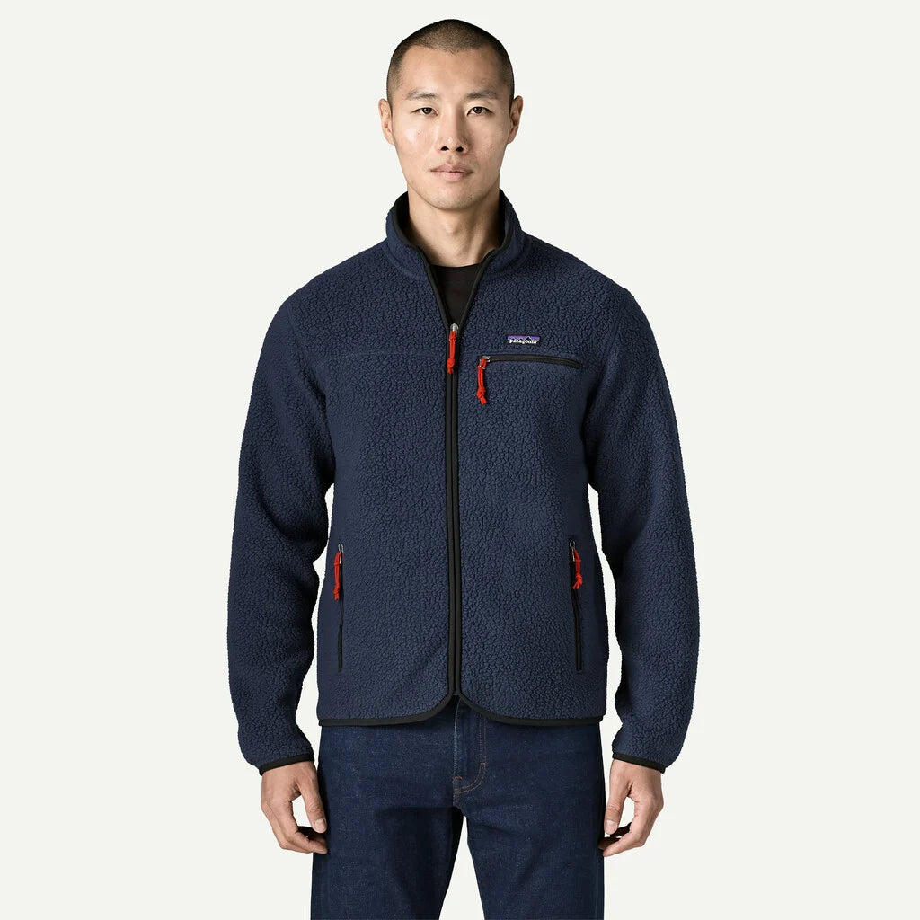 Patagonia Men's Retro Pile Fleece Jacket: New Navy