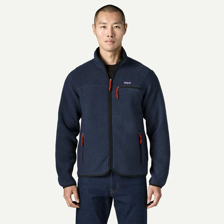 Patagonia Men's Retro Pile Fleece Jacket: New Navy