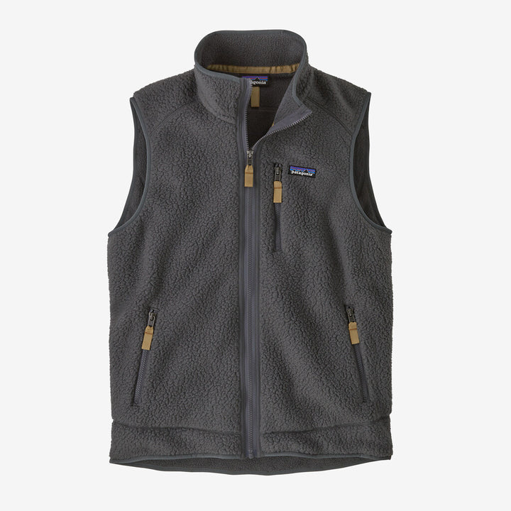 Patagonia Men's Retro Pile Fleece Vest: Forge Grey