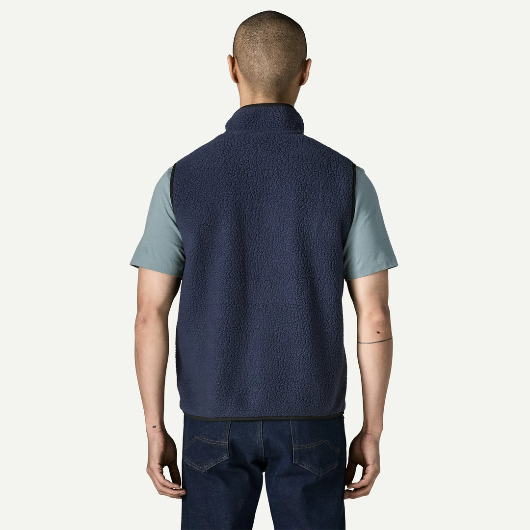 Patagonia Men's Retro Pile Fleece Vest: New Navy