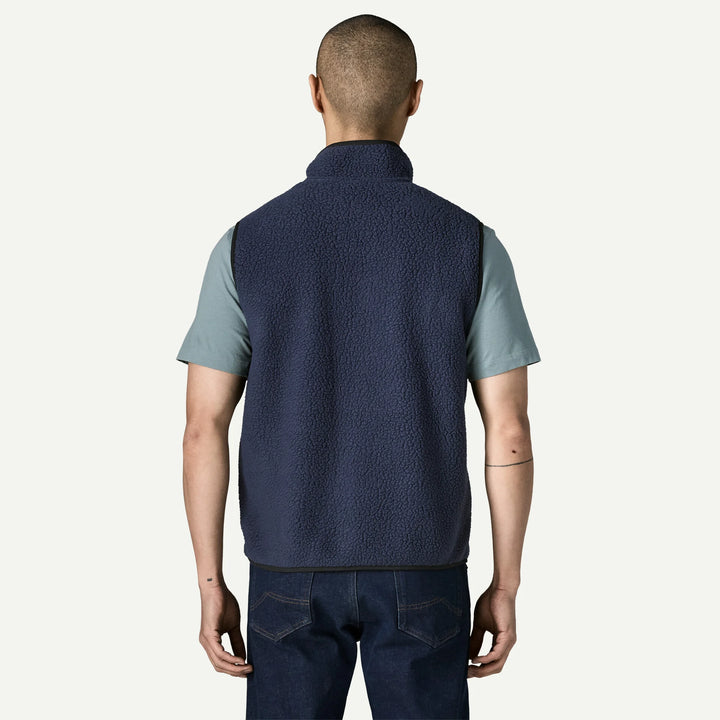 Patagonia Men's Retro Pile Fleece Vest: New Navy