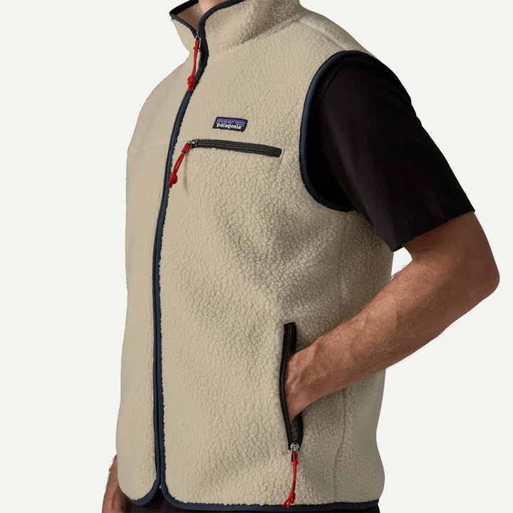 Patagonia Men's Retro Pile Fleece Vest: Pelican