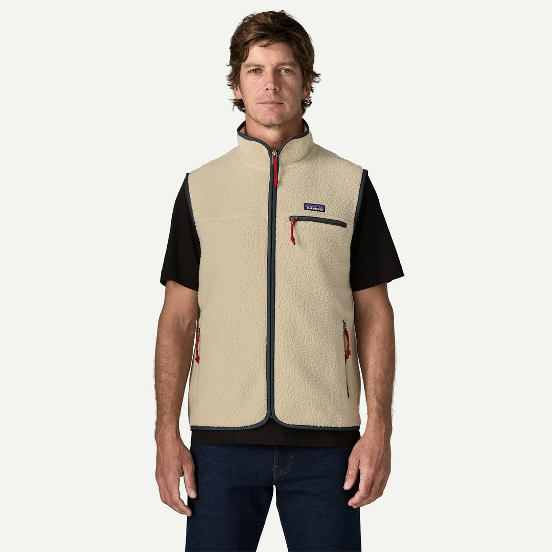 Patagonia Men's Retro Pile Fleece Vest: Pelican