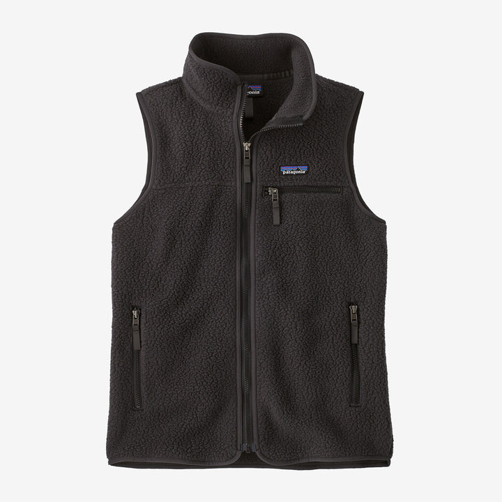 Patagonia Women's Retro Pile Fleece Vest: Black