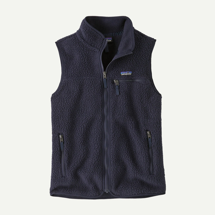 Patagonia Women's Retro Pile Fleece Vest: Sunken Blue