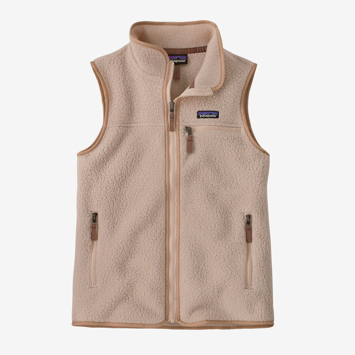 Patagonia Women's Retro Pile Fleece Vest: Shroom Taupe