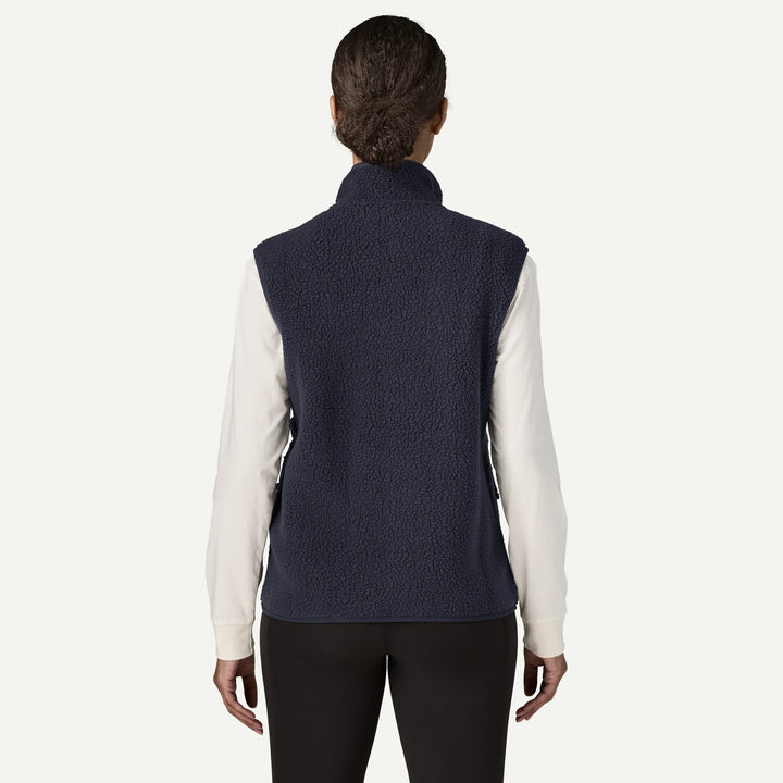 Patagonia Women's Retro Pile Fleece Vest: Sunken Blue