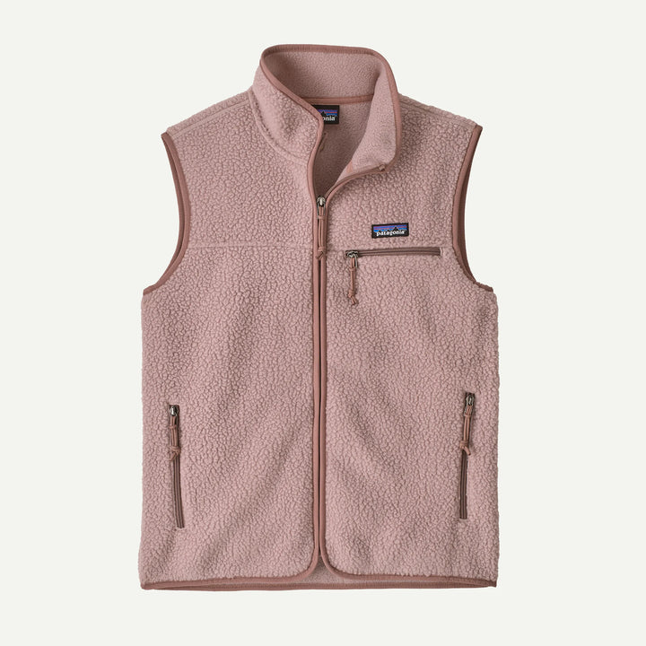 Patagonia Women's Retro Pile Fleece Vest: Stingray Mauve
