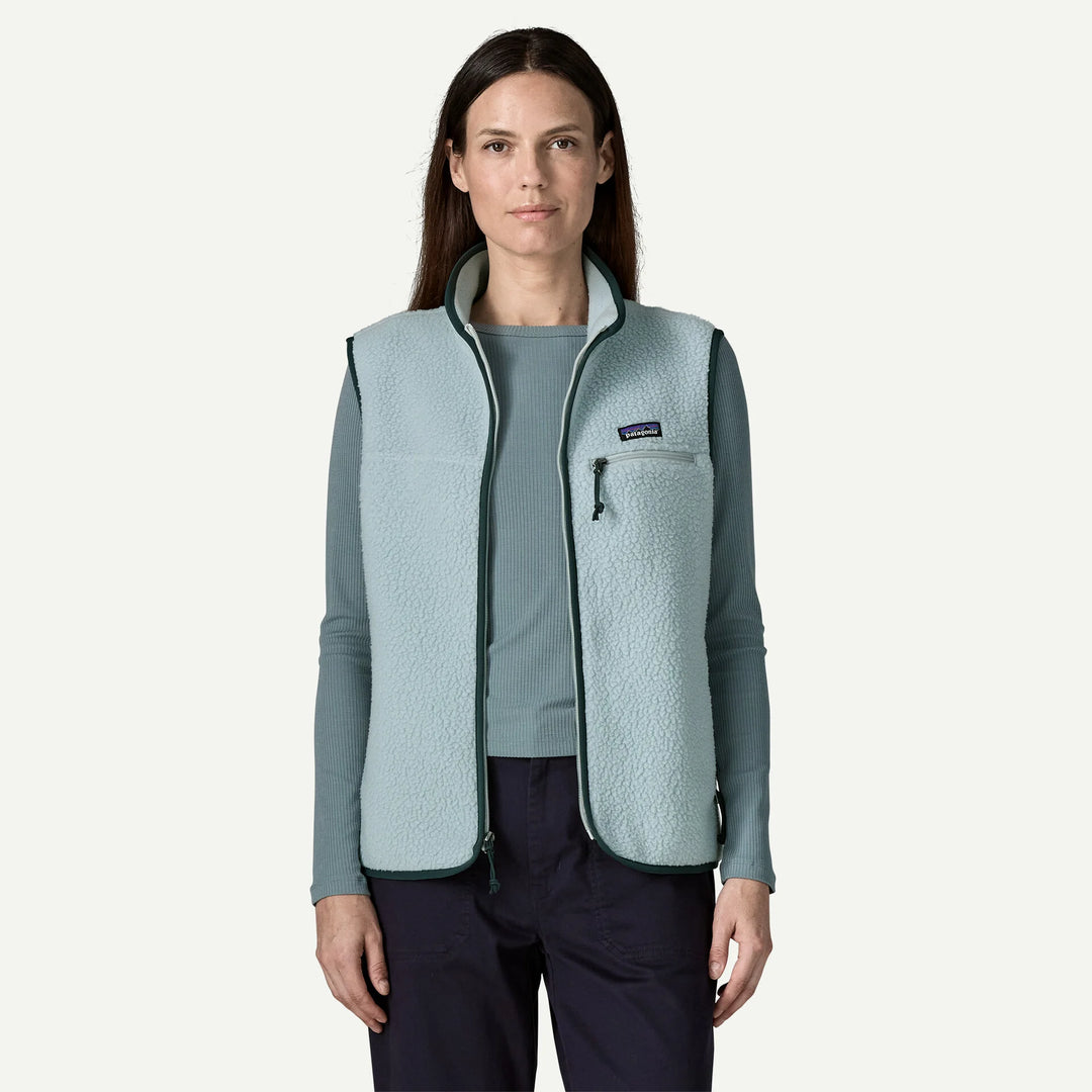 Patagonia Women's Retro Pile Fleece Vest: Virtually Blue