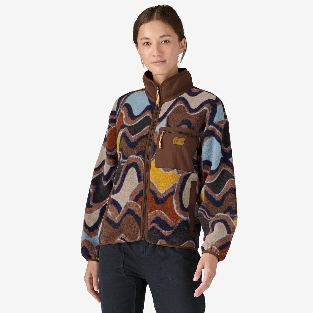 Patagonia フリーモントジャケット 25505F7 Patagonia Women's Synchilla® Fleece Jacket: Currents - Dulse Mauve