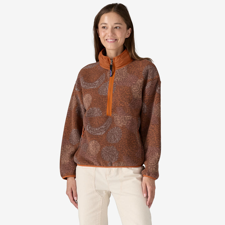 Patagonia Women's Synchilla® Fleece Marsupial: Solar Swirl - Redtail Rust