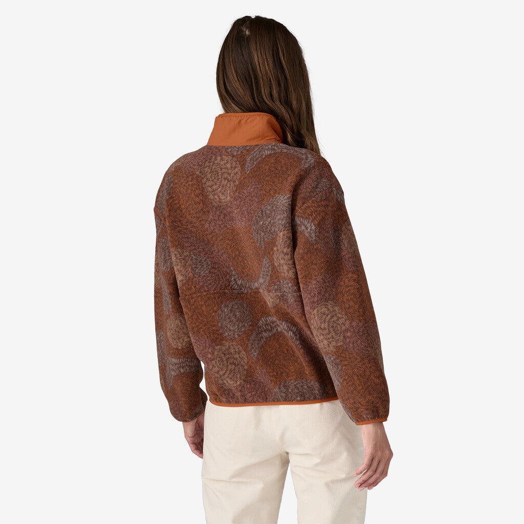 Patagonia Women's Synchilla® Fleece Marsupial: Solar Swirl - Redtail Rust