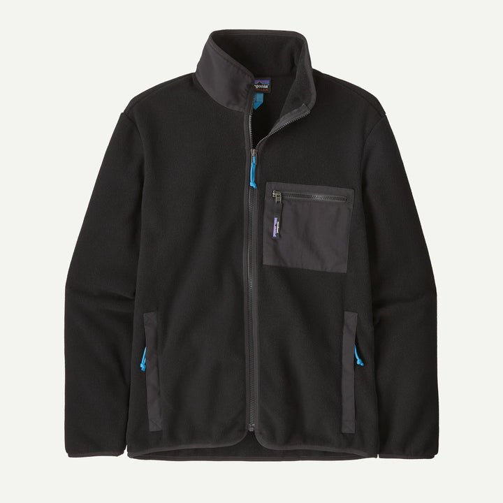 Patagonia Men's Synchilla® Fleece Jacket: Black Solid