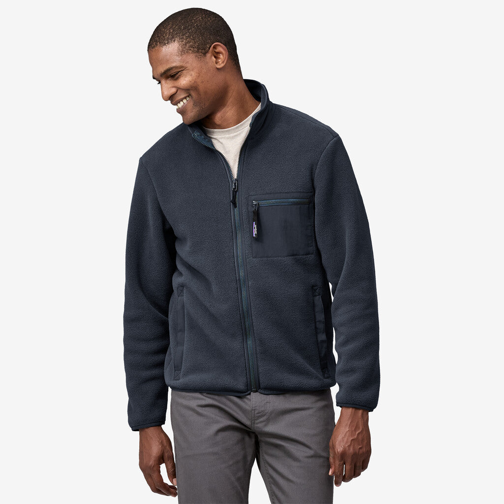 Patagonia Men's Synchilla® Fleece Jacket: Smolder Blue