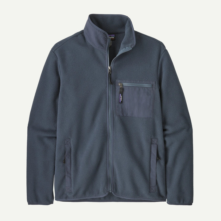 Patagonia Men's Synchilla® Fleece Jacket: Smolder Blue w/ Smolder Blue