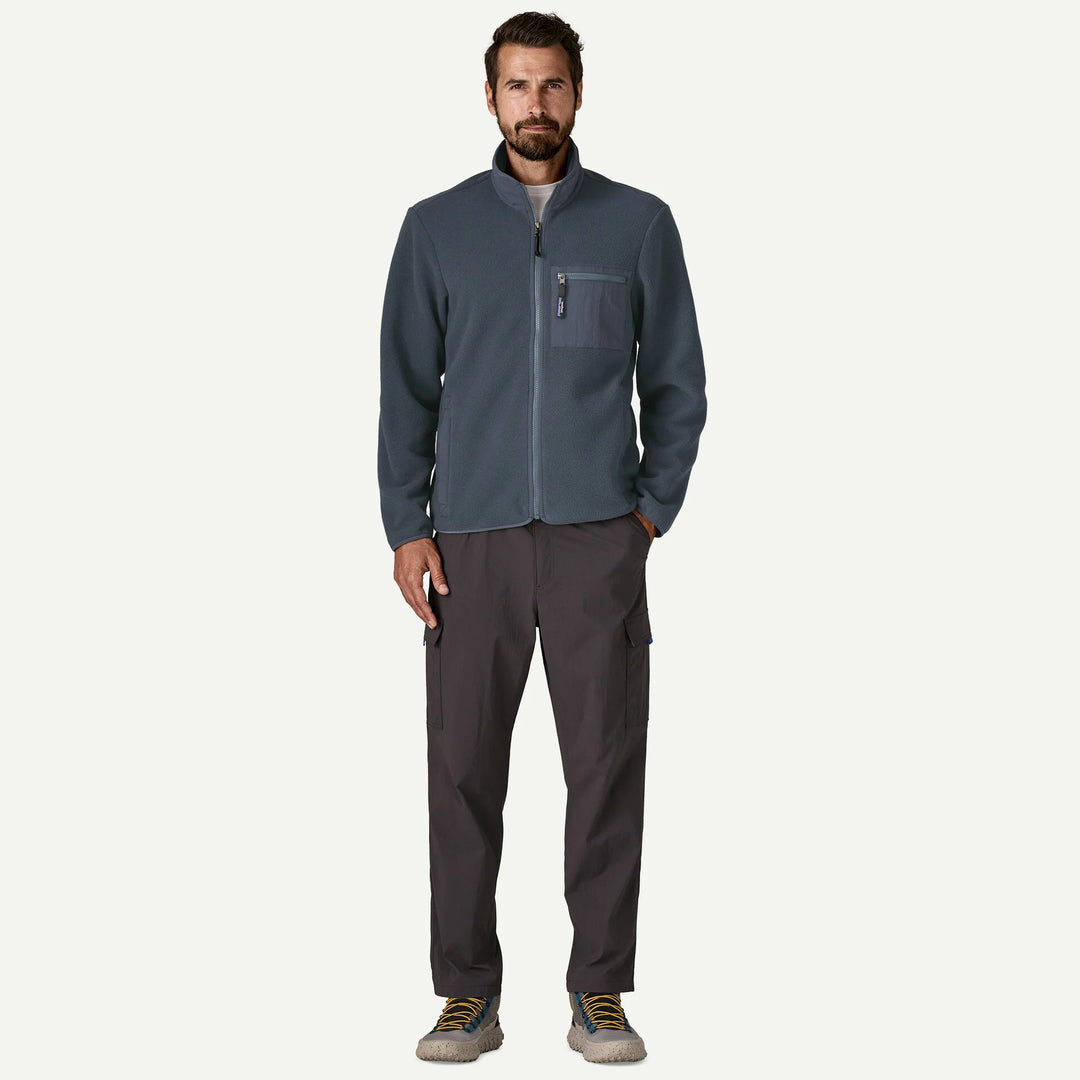 Patagonia Men's Synchilla® Fleece Jacket: Smolder Blue w/ Smolder Blue