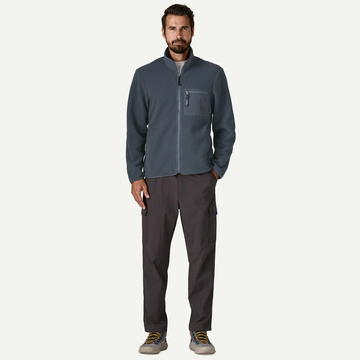 Patagonia Men's Synchilla® Fleece Jacket: Smolder Blue w/ Smolder Blue