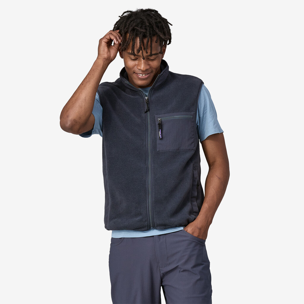 Patagonia Men's Synchilla® Fleece Vest: Smolder Blue