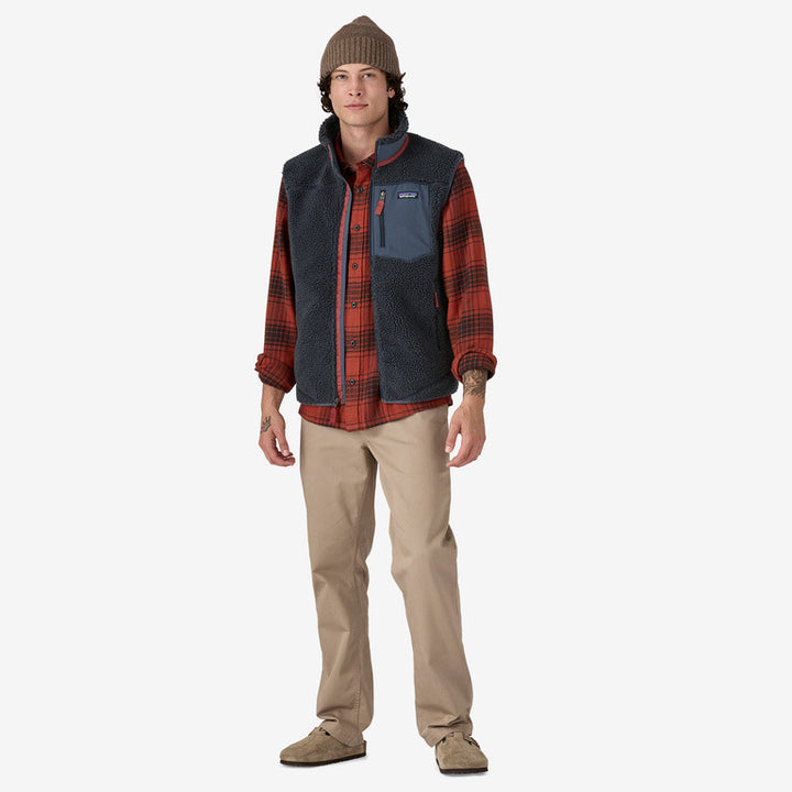 Patagonia Men's Classic Retro-X® Fleece Vest: Smolder Blue