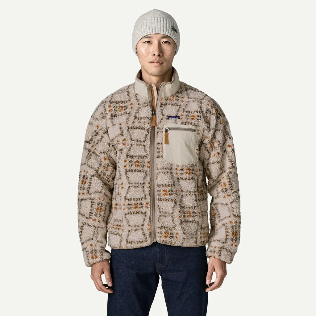 Patagonia Men's Classic Retro-X® Fleece Jacket: Snowshoe Hare - Natural