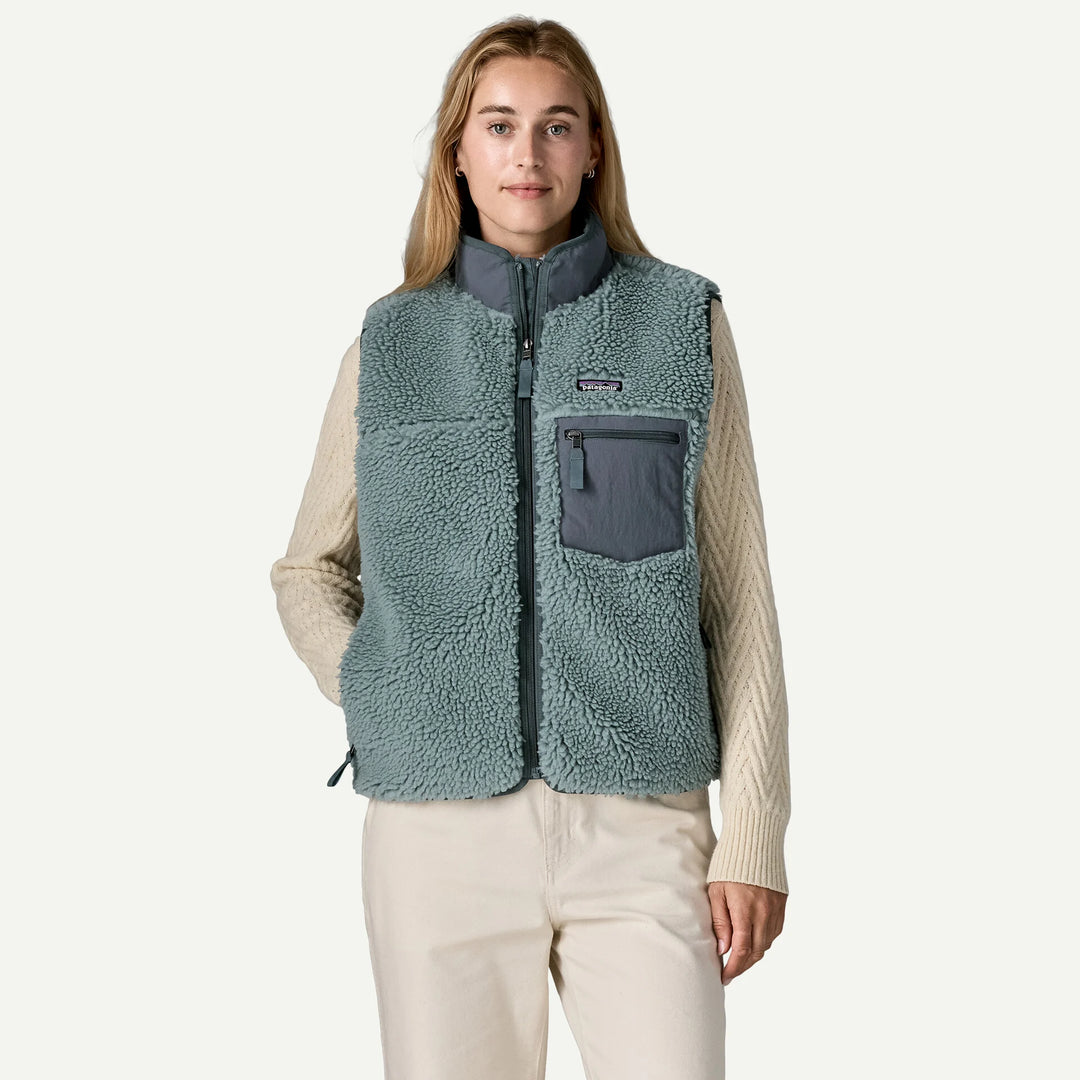 Patagonia Women's Classic Retro-X® Fleece Vest: Blue Sage