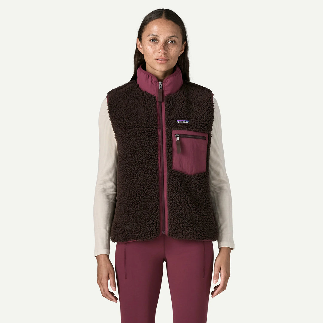 Patagonia Women's Classic Retro-X® Fleece Vest: Den Brown