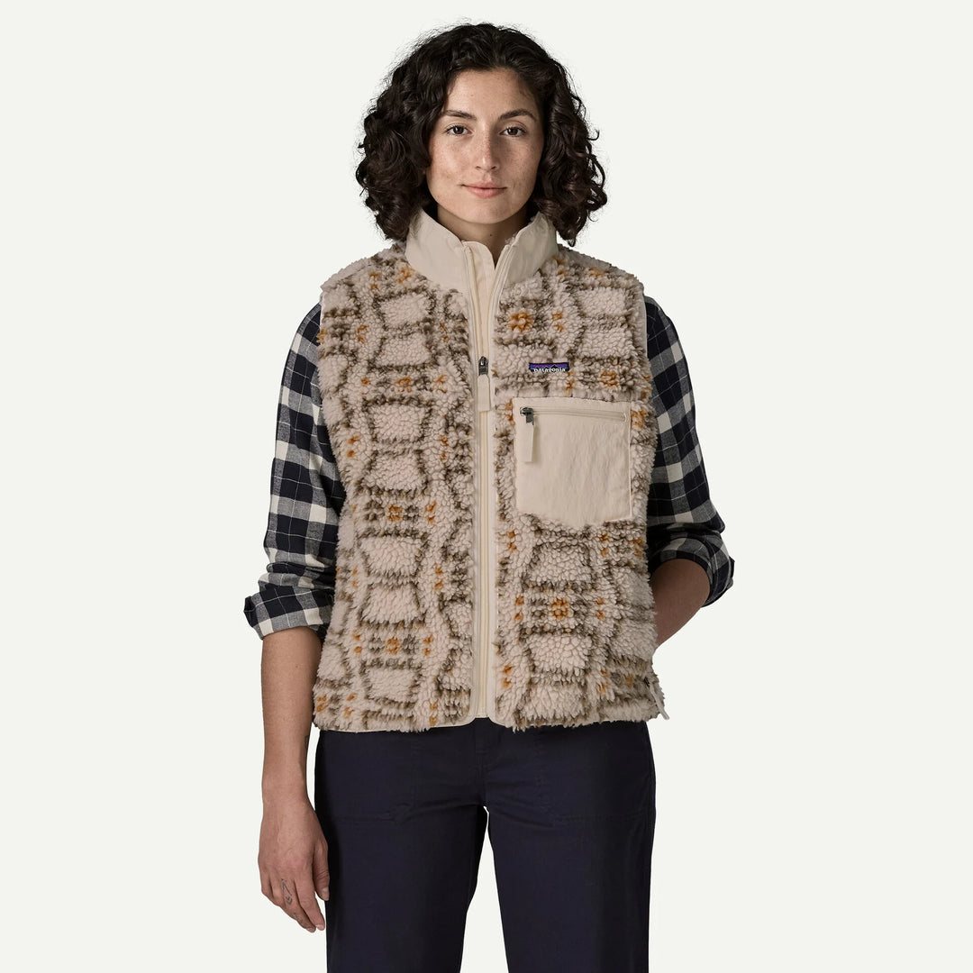Patagonia Women's Classic Retro-X® Fleece Vest: Showshoe Hare - Natural