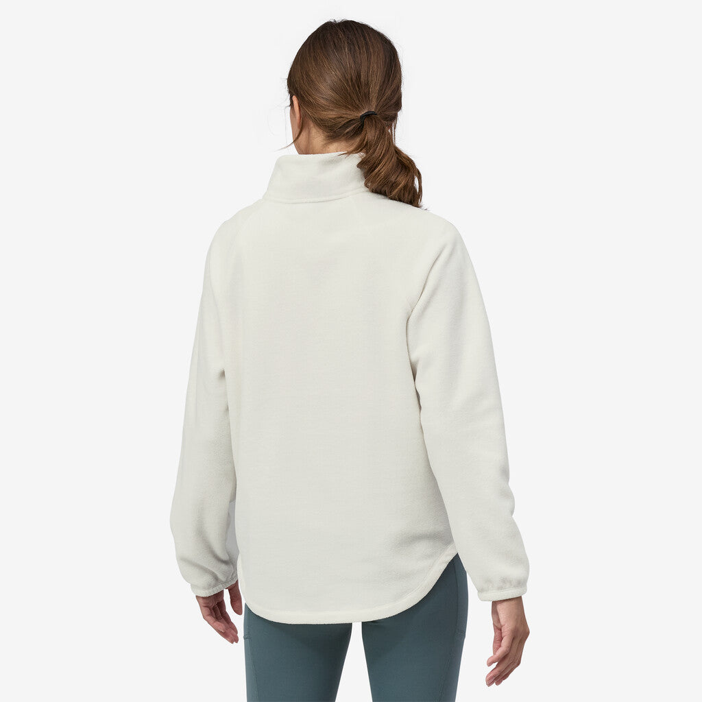 Patagonia Women's Classic Microdini Fleece Jacket: Birch White